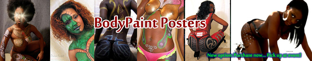 Check out our BodyPaint Posters! Available at the event shop